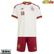 Spain Rodri Hernandez #16 Replica Away Minikit World Cup 2026 Short Sleeve (+ pants)